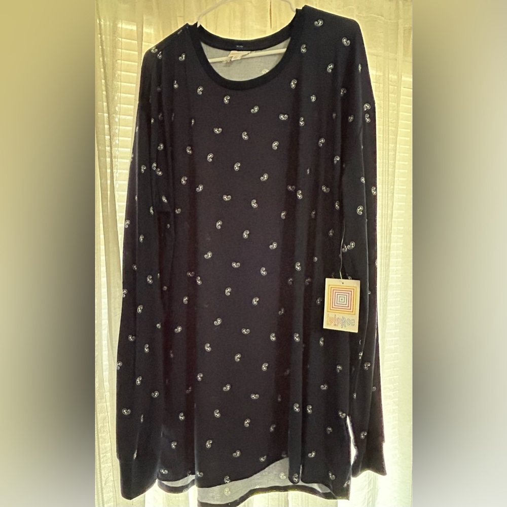 3xl - LuLaRoe Hudson LS - NWT
